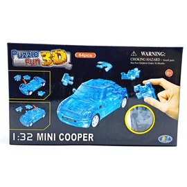 Mini Cooper 3D Puzzle 64DB-os