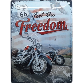 Nostalgic Art fém tábla Freedom Route 66