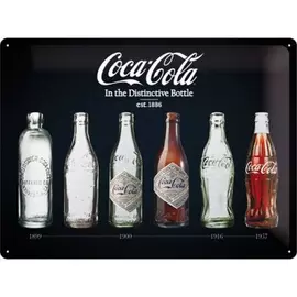 Nostalgic Art fém tábla Coca-Cola üvegek
