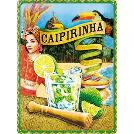 Nostalgic Art fém tábla Caipirinha