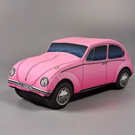 Plüss Volkswagen 1302 1970 (Bogár) pink