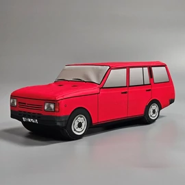 Plüss Wartburg 1.3 Tourist piros
