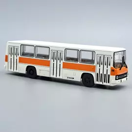 Ikarus 260 1:87 Brekina modell busz narancs