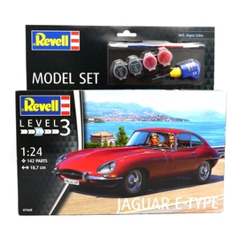 Revell 67668-Jaguar E-Type Coupe 1:24