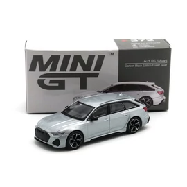 Audi RS 6 Avant 1:64 (Mini GT 372) Modell Autó