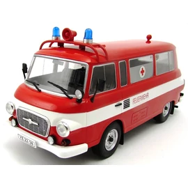 Barkas B1000 Bus Tűzoltó 1:18 MCG fém retró autó modell