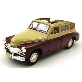 GAZ M20 Pobeda Cabrio 1:24  bordó fémautó