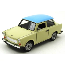 Trabant 601 1:24 kék tetős fémautó