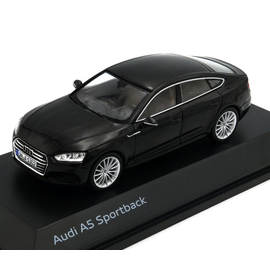 Audi A5 Sportback 2017 Black 1:43 Modell Autó
