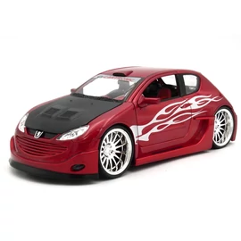 Peugeot 206 Tuning 1:24 Modell Autó
