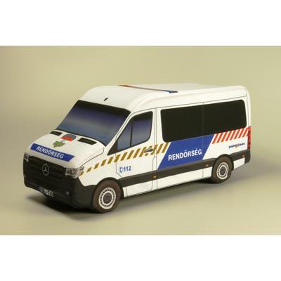 Plüss Mercedes-Benz Sprinter 2020 &quot;Rendőr&quot;