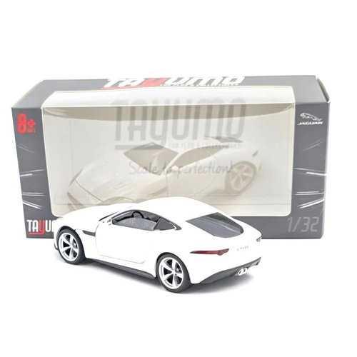 Jaguar F-Type fehér 1:32 Tayumo modellautó játékautó
