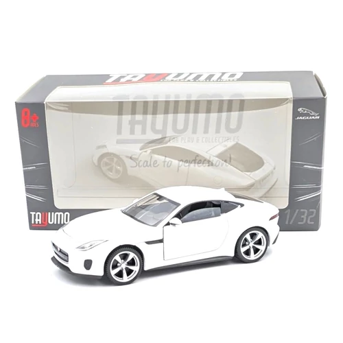 Jaguar F-Type fehér 1:32 Tayumo modellautó játékautó