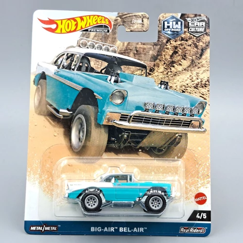 Hot Wheels Big-Air Bel-Air 1:64 türkiz fém autó modell