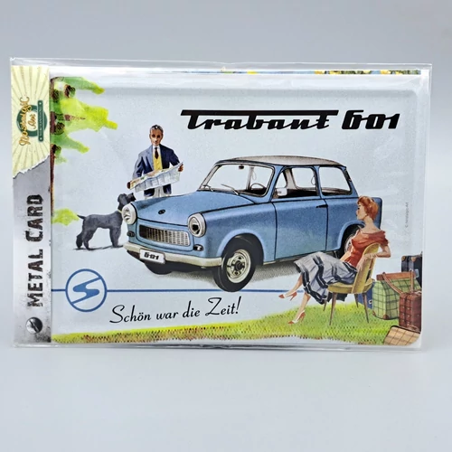 Nostalgic Art fém képeslap Trabant 601