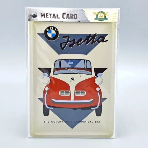 Nostalgic Art fém képeslap BMW Isetta