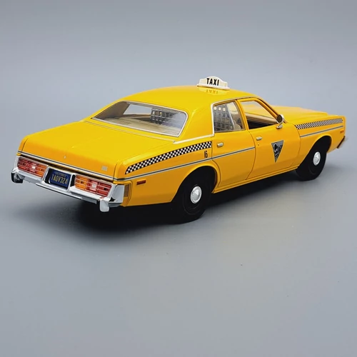 Dodge Monaco Taxi 1978 1:24 Rocky 3 autó modell