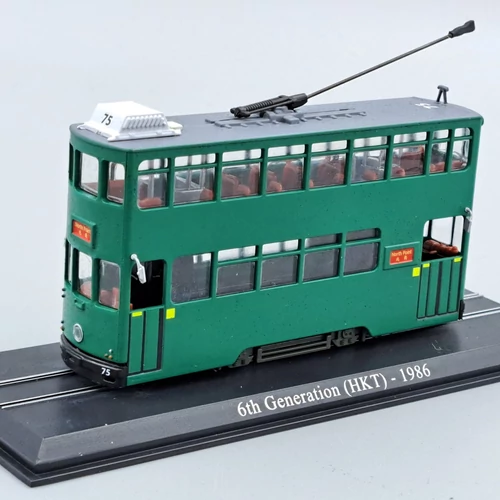 Hong Kong Tram 1986 1:87 villamos modell Atlas