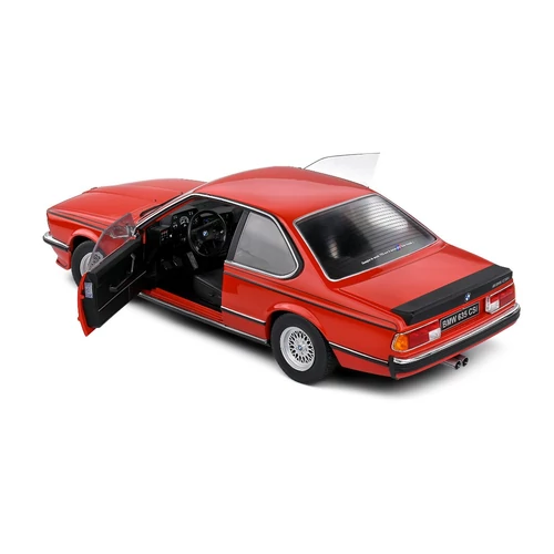 BMW 635 CSI E24 1984 1:18 Solido piros modell autó