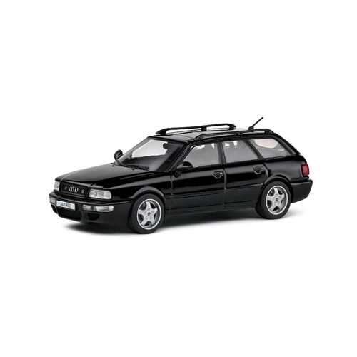 Audi Avant RS2 1995 1:43 Solido fekete modellautó