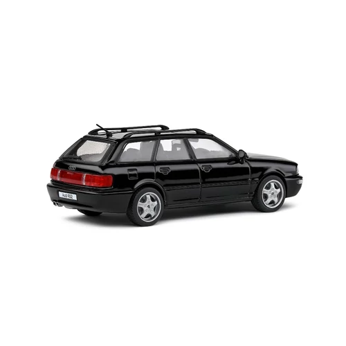 Audi Avant RS2 1995 1:43 Solido fekete automodell