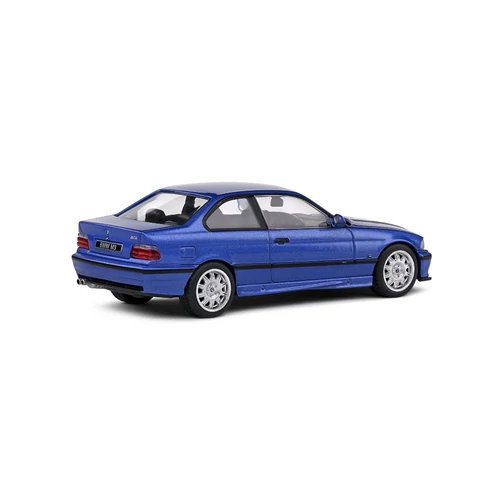 BMW E36 M3 Coupe 1999 1:43 Solido kék autómodell