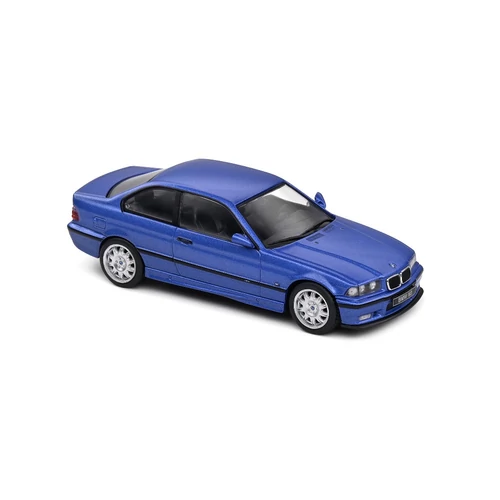 BMW E36 M3 Coupe 1999 1:43 Solido kék fémautó