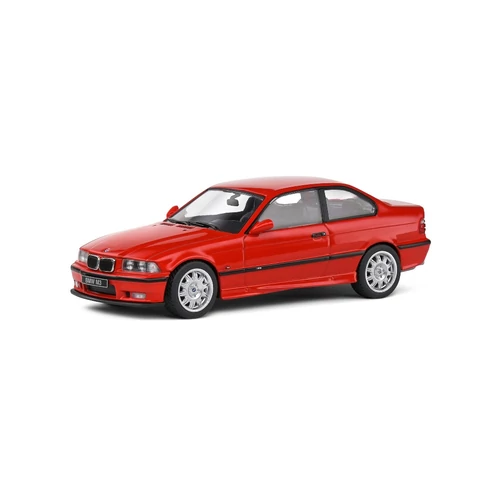 BMW E36 M3 Coupe 1999 1:43 Solido piros modellautó