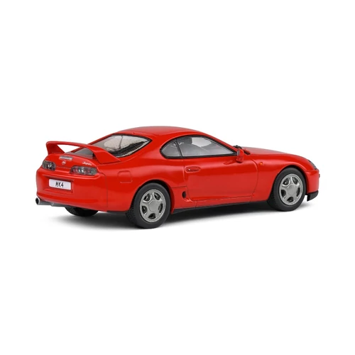 Toyota Supra MK4 2001 1:43 Solido piros autó modell