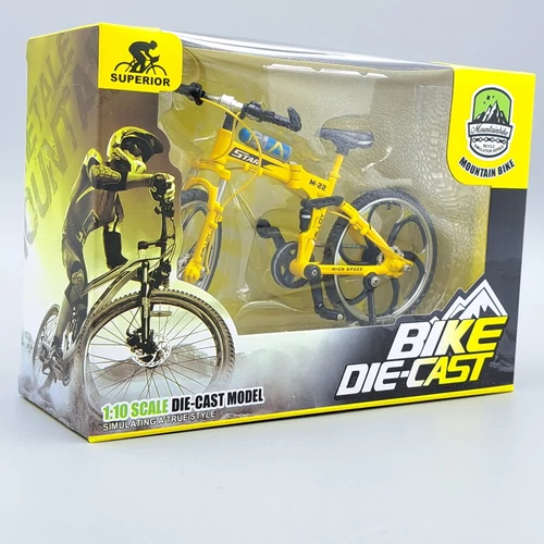 Kerékpár Modell 1:10 sárga star m22