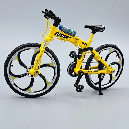 Kerékpár Modell 1:10 sárga star m22