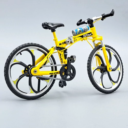 Kerékpár Modell 1:10 sárga star m22
