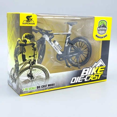 Kerékpár Modell 1:10 ezüst trial