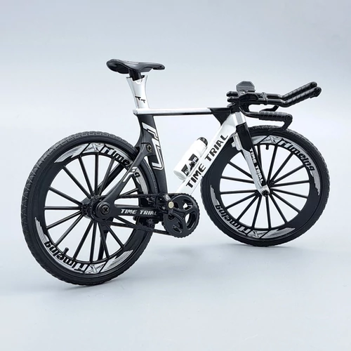 Kerékpár Modell 1:10 ezüst trial