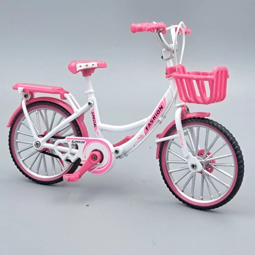 Kerékpár Modell 1:10 classic pink