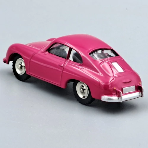 Porsche 356a coupe red-purple Dinky 555 fém retró kisautó