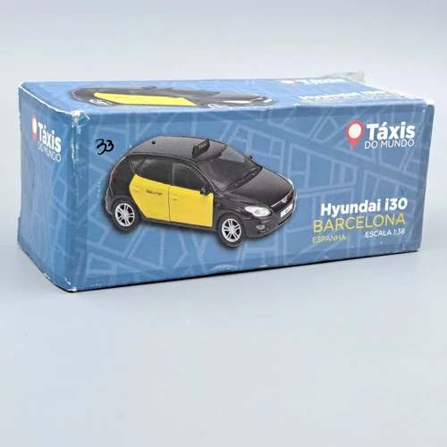 Hyunday i30 taxi barcelona 1:38 Welly modell autó