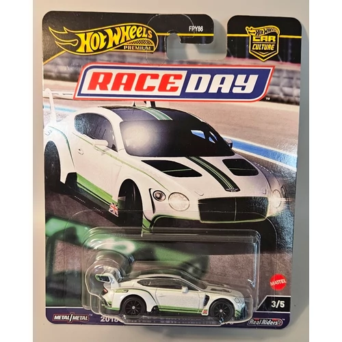 Bentley Continental GT3 Hot Wheels Car.C