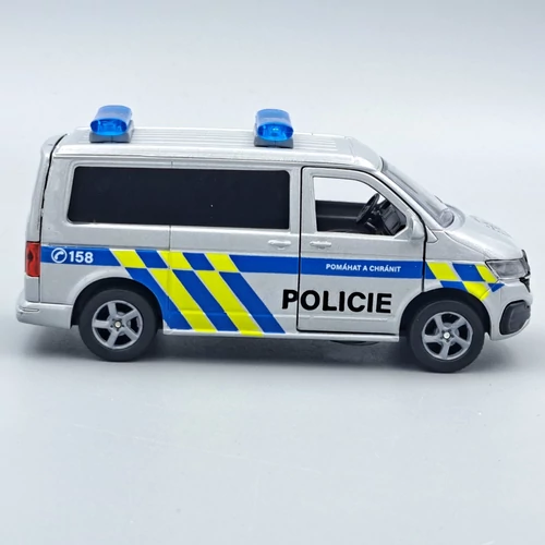 Volkswagen T6 Rendőr játékautó modell autó