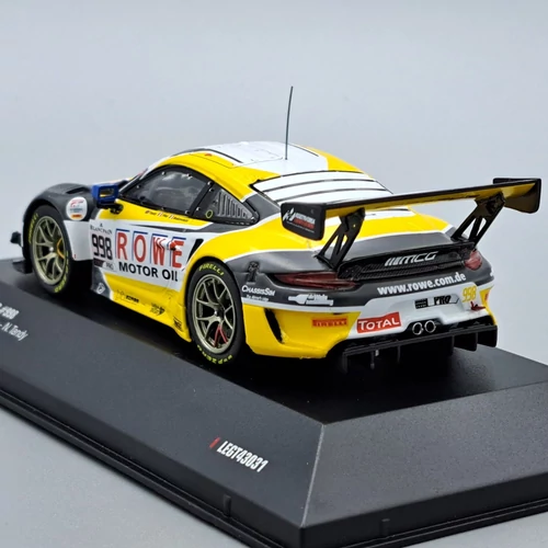Porsche 911 GT3 Rowe Racing 24H 1:43 autómodell