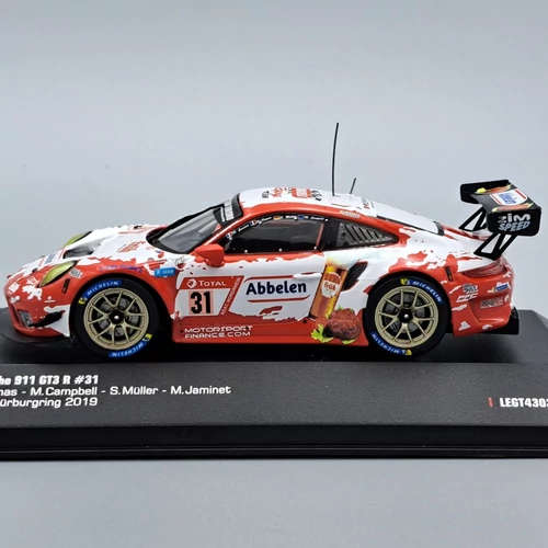 Porsche 911 GT3 Nürburgring 24H 1:43 modellautó