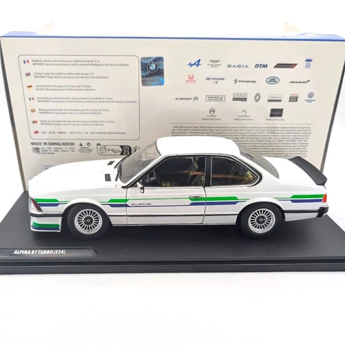 BMW Alpina B7 Turbo fehér 1984 1:18