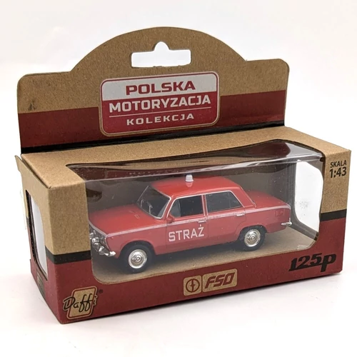  Fiat 125 Tűzoltó 1:43 Gyűjtőknek