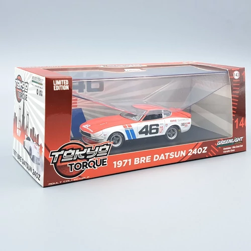 Datsun 240Z 1971 1:43 Brock Racing retró fém autó modell
