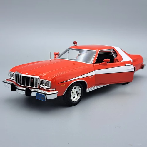 Ford Gran Torino 1976 1:24 Starsky & Hut fém modellautó