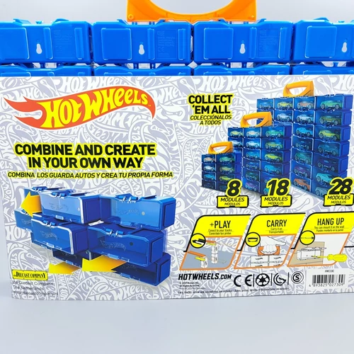  Hot Wheels műanyag tároló 28db autónak