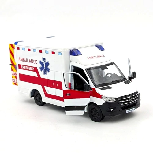 Mercedes Sprinter mentőautó Kinsmart modell fehér