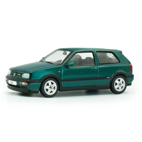 Volkswagen Golf 3 VR6 1:43 Solido zöld modellautó