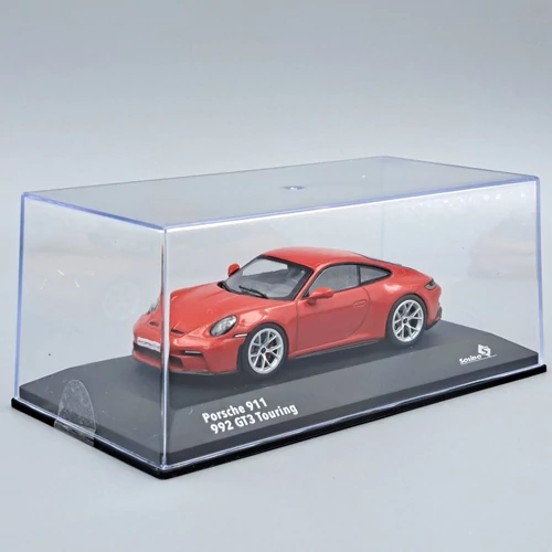 Porsche GT3 Touring Grand Red 1:43 Solido fém autó modell