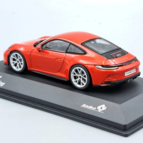 Porsche GT3 Touring Grand Red 1:43 Solido fém autó modell